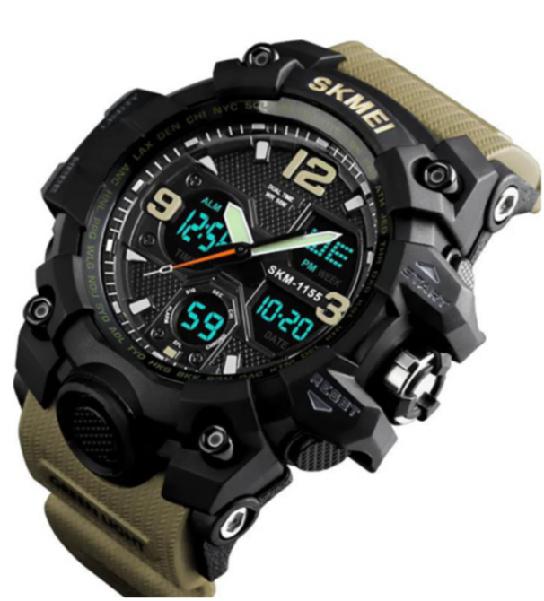 Часы наручные SKMEI 1155BKH, KHAKI, 9734 Днепр - изображение 2