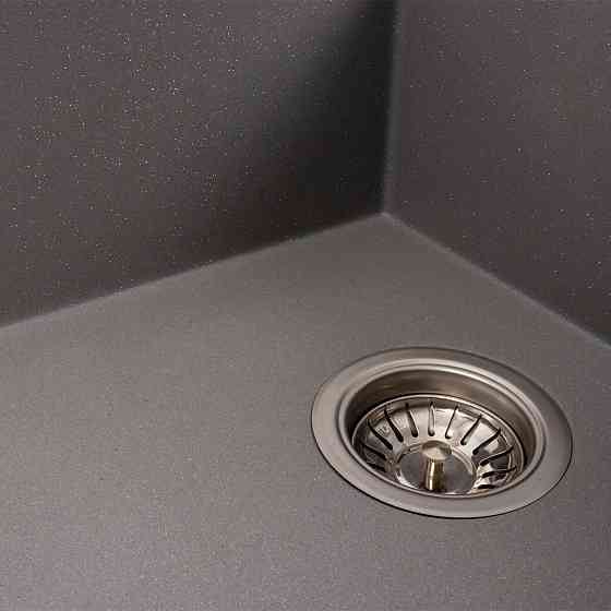 VALESO Гранітна мийка для кухні VALESO AZURIT 7950 матова Сірий мусон Київ