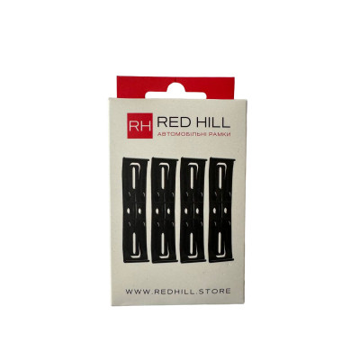 Рамка номерного знака RedHill невидимки прозорі к-т 4шт (24-054-IS) Вінниця - фото 7
