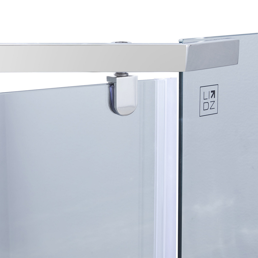 Душевая кабина Lidz Dozorca SC90x90.CRM.LOW.TR, стекло прозрачное 6 мм Киев - изображение 4