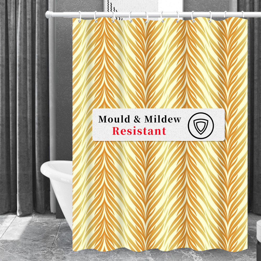 Шторка для ванны из полиэстера водонепроницаемая Bathlux 180x180 см с кольцами, занавеска для ванной комнаты Каменец-Подольский - изображение 2