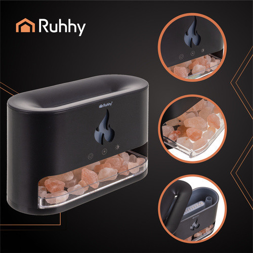 Аромадифузор з ефектом каміна 250 мл з підсвічуванням Ruhhy (26417) Нововолинськ - фото 2