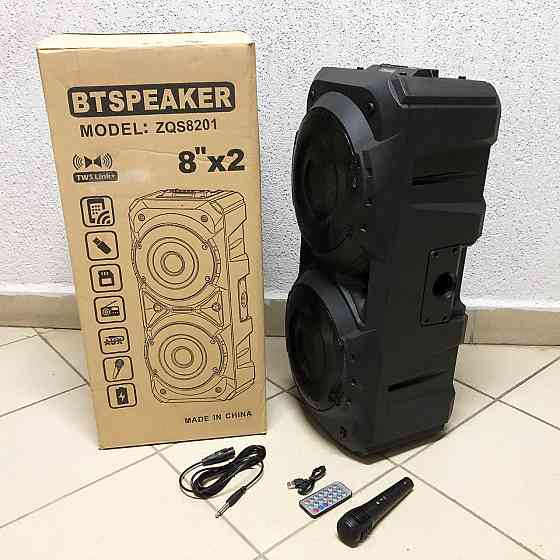 Акустична блютуз колонка гучна потужна, Світиться блютуз колонка з хорошим звуком KA-25 Київ