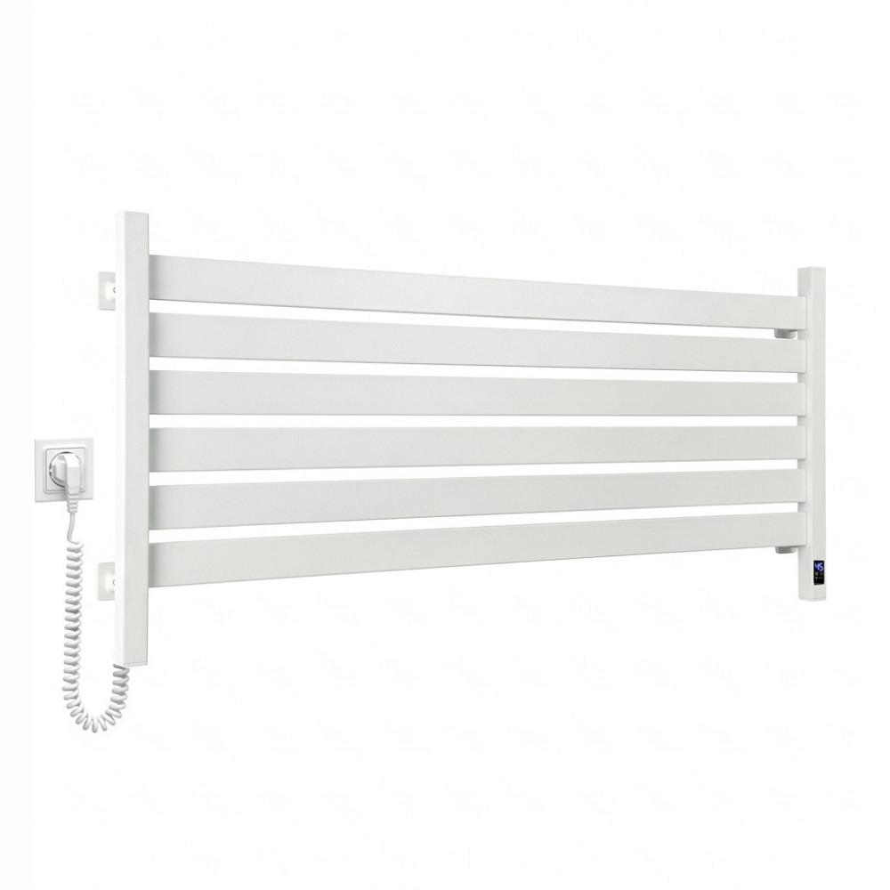 Електрична сушарка для рушників NAVIN Largo 1100х500 Sensor з Wi-Fi, широкий лівобічний, білий оксамит Київ - фото 2