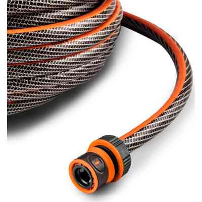 Конектор для шланга Neo Tools для шланга 3/4&quot;, з аквастопом, двокомпонентний (15-723) Вінниця