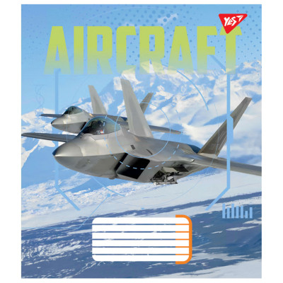 Зошит Yes Aircraft А5 60 аркушів лінія (767152) Вінниця - фото 5