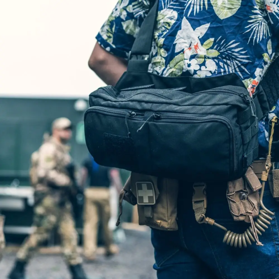 Тактична сумка на плече Buckle Up Viper Tactical 5л Чорний Вінниця
