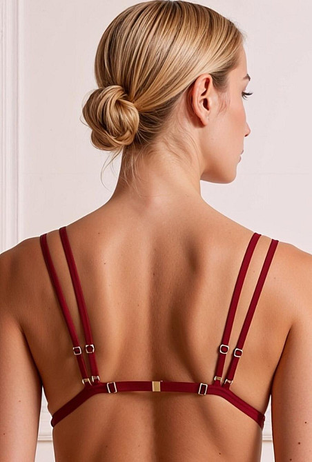 Комплект Passion BELISSANA SET burgundy XL Sex Aura Київ - фото 7