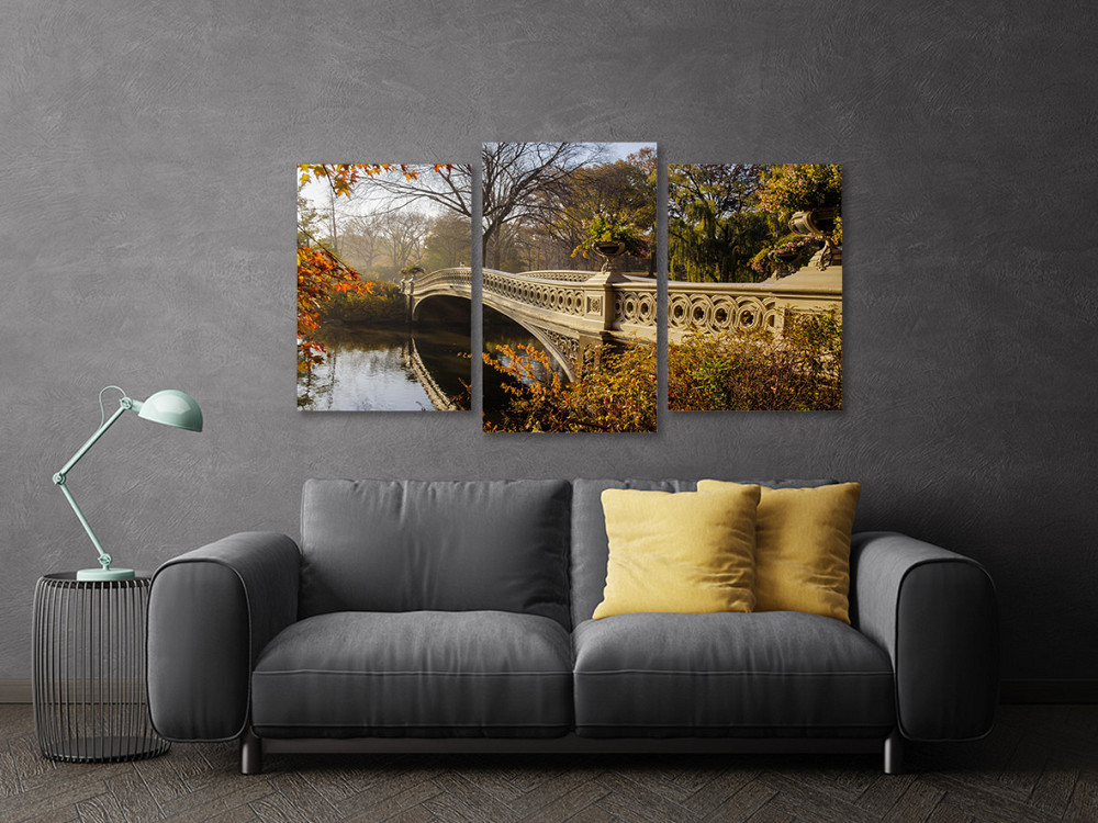 Модульная картина в гостиную / спальню Осіння природа Art-622_3 70x130 см Киев - изображение 3