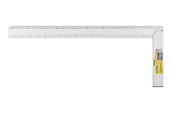 Угольник строительный алюминиевый MASTERTOOL 500 мм ручка Al с капсулой 0,5 мм/1м 30-4500 Ровно