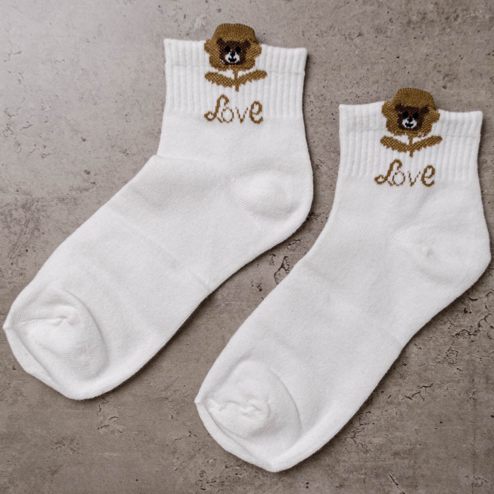 Набір шкарпеток жіночіх бавовняних 10 пар Youstar 087 Низькі 37-41 Білий Суми - фото 9