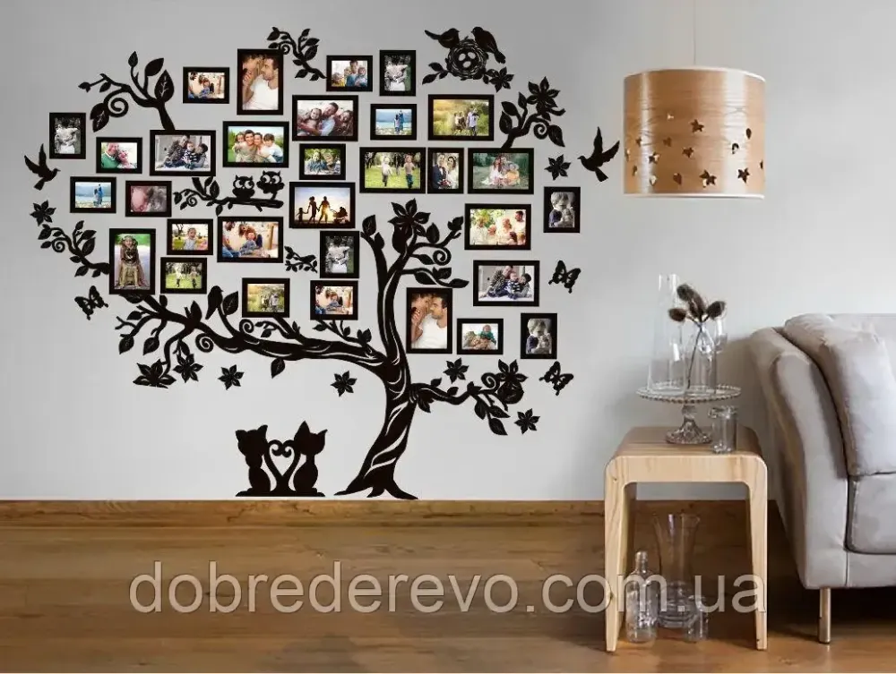 Семейное дерево Big Tree  на 30 фото рамок, Родовое дерево Big Tree 1 Вижница - изображение 2