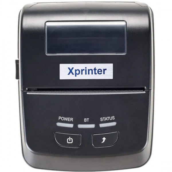 Мобільна друкарка чеків Xprinter XP-P801A(термодрук,70мм/с,стрічка72 мм,203DPI,USB,Bluetooth,чорний) Киев - изображение 1