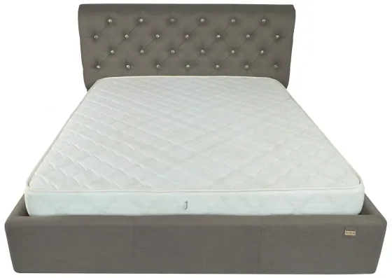 Ліжко London Comfort 140 х 190 см Fibril 12 C1 З підйомним механізмом та нішою для білизни Сірий Київ