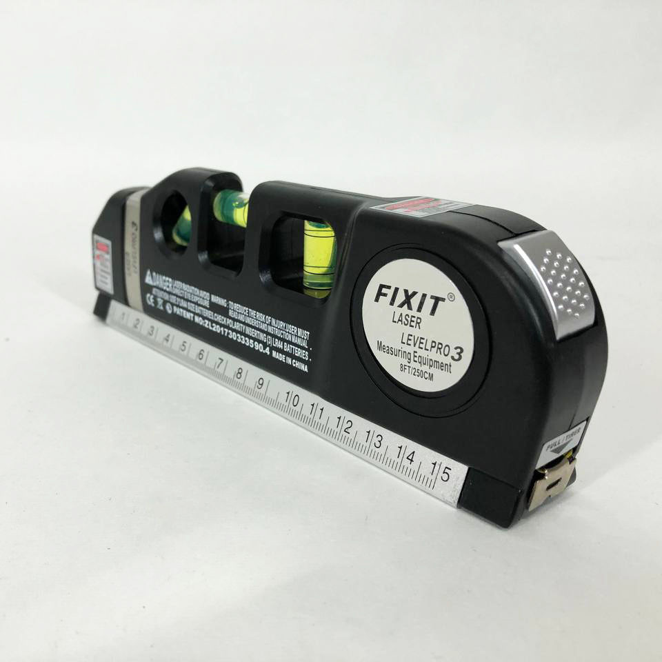 Лазерный уровень Laser Level Pro 3 с встроенной рулеткой, высокоточный, самовыравнивающийся Киев - изображение 3