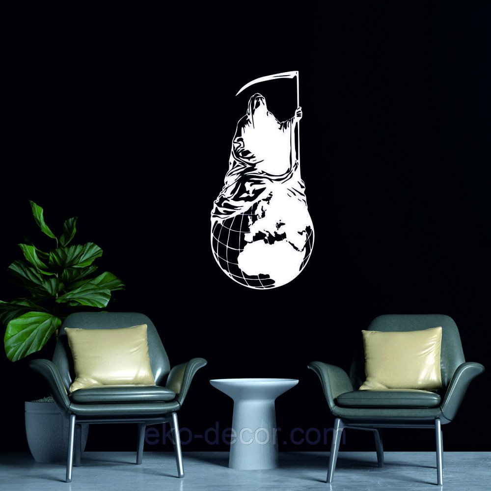 Декоративне настінне Панно «Смерть з косою», Декор на стіну Київ - фото 2