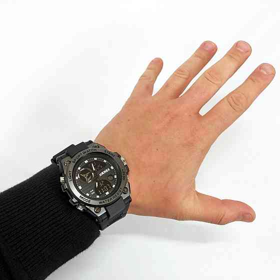 Спортивние наручные часы SKMEI 2031BK, Часы туристические для выживания Военные для всу JZ-84 Львов