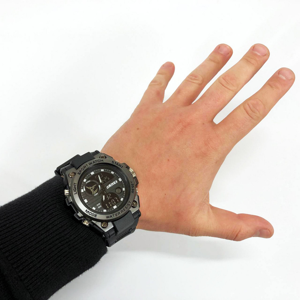 Спортивние наручные часы SKMEI 2031BK, Часы туристические для выживания Военные для всу JZ-84 Львов - изображение 6