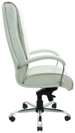 Офісне Крісло Керівника Richman Boston Fly 2200 Хром М3 MultiBlock Білий Київ