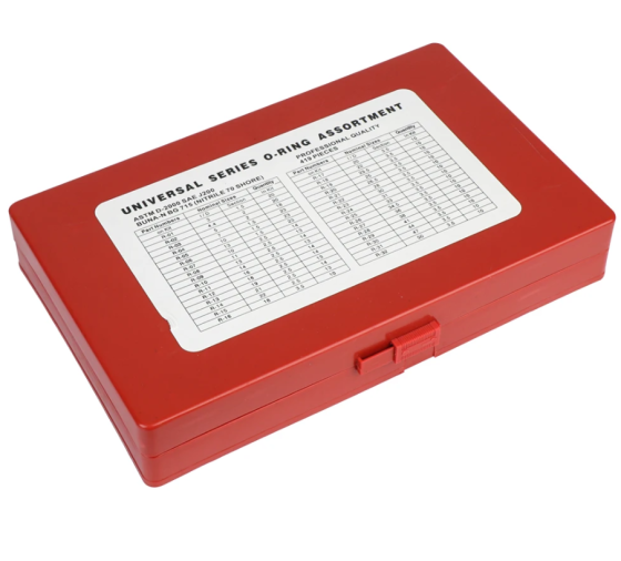 Набір ущільнювальних кілець 419шт О-ринги 3-50мм для автокондиціонерів та ремонту автомобіля в кейсі Київ