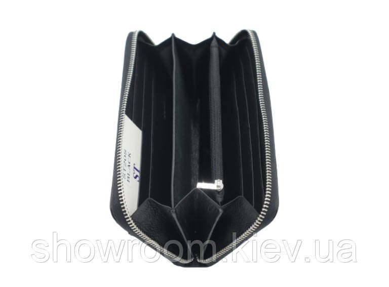 Чоловічий шкіряний гаманець на блискавці (832) Київ - фото 2