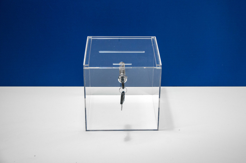 Скринька для пожертвувань EKOSTAR 200х200х200 врізний замок Київ - фото 6