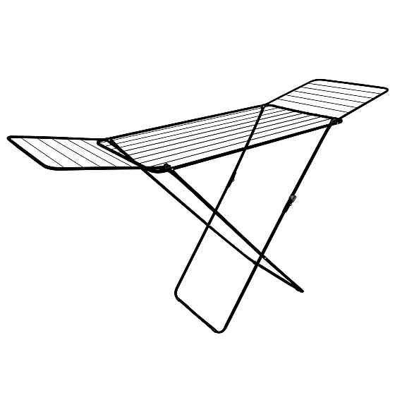 Сушарка для білизни підлогова Casa Si Kolibri 18m Black (CS42191C06E) Київ