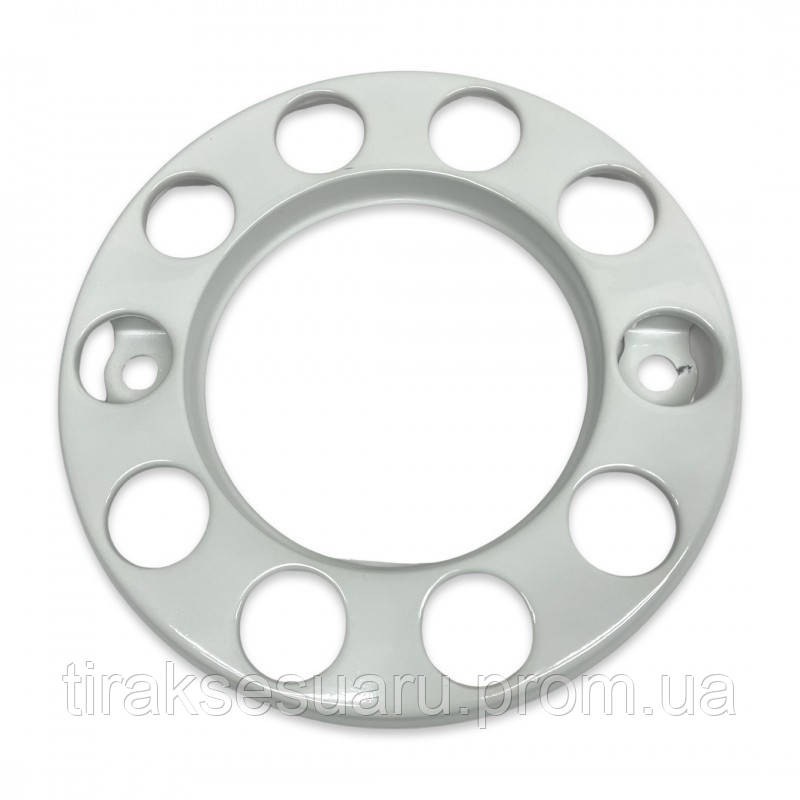 Ковпак колеса металевий передній 22.5 (Білий) . Ковпаки на колеса 22.5 передні Луцьк - фото 1