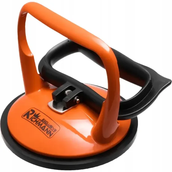 Присоска одинарна алюмінієва монтажна  50 кг 123 мм Richmann C0490 Коломыя