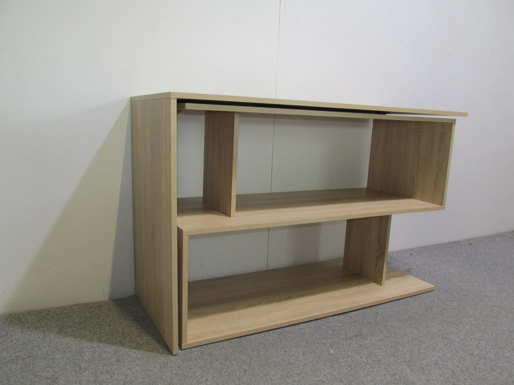 Стіл комп'ютерний поворотний з полицями М-ЗОН Джеко 1200 Антрацит (MZN-031033) Львів - фото 13