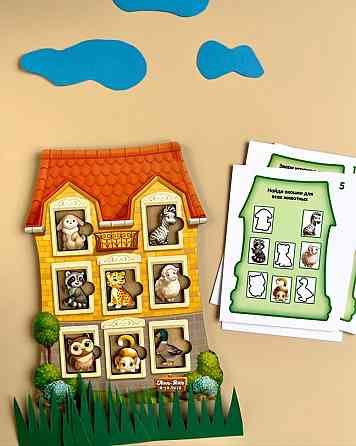 Деревянный пазл-вкладыш 