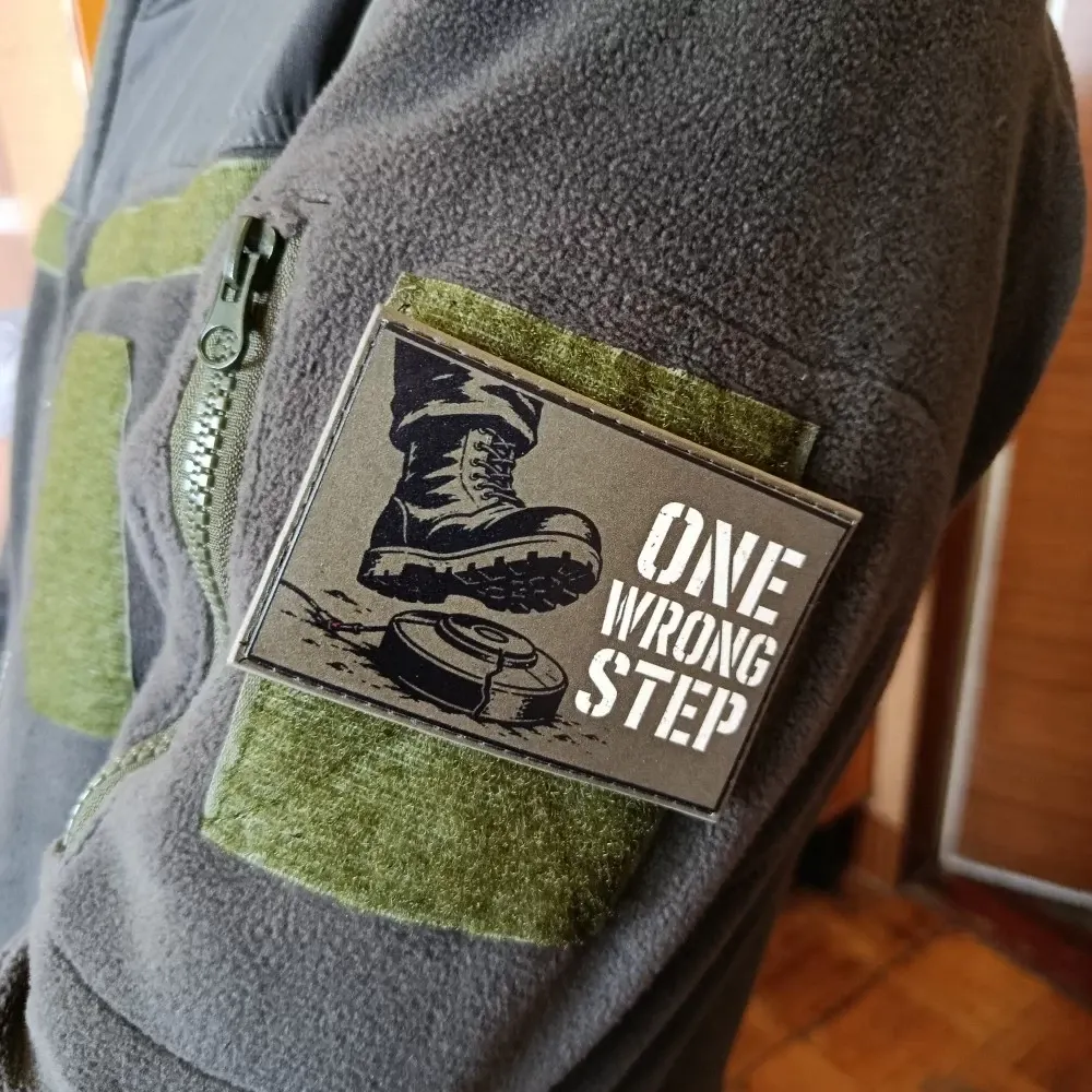 Патч / шеврон One wrong step Запорожье - изображение 3