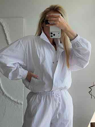 Женский стильный повседневный костюм из плащевки Одесса