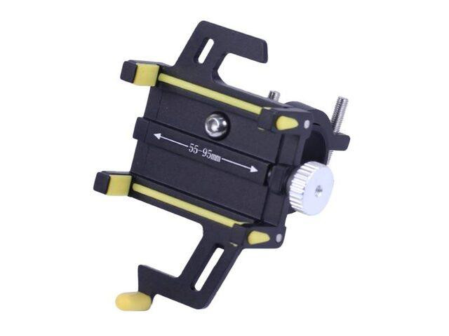 Держатель телефона HFCM-24 (крепление на руль), алюминий, желтый Мукачево - изображение 2