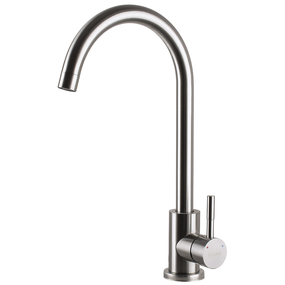 Змішувач для кухні EcoMIX ALPEN AISI-203S-WH Луцк - изображение 3