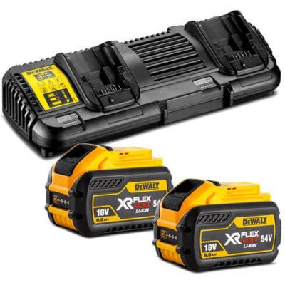 Набор аккумулятор + зарядное устройство DeWALT ЗУ 10.8,/4.4/18/54V, 4А, 2x9Ah(18V)/3Ah(54V) (DCB132X2) Винница - изображение 2