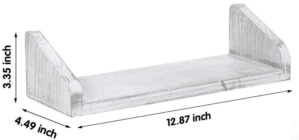 Настінна полиця "Мердека 32" шеббі Миколаїв - фото 6