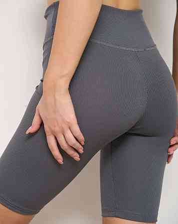 Велосипедки женские в рубчик Nicoletta 10075 XXL, Графит Киев