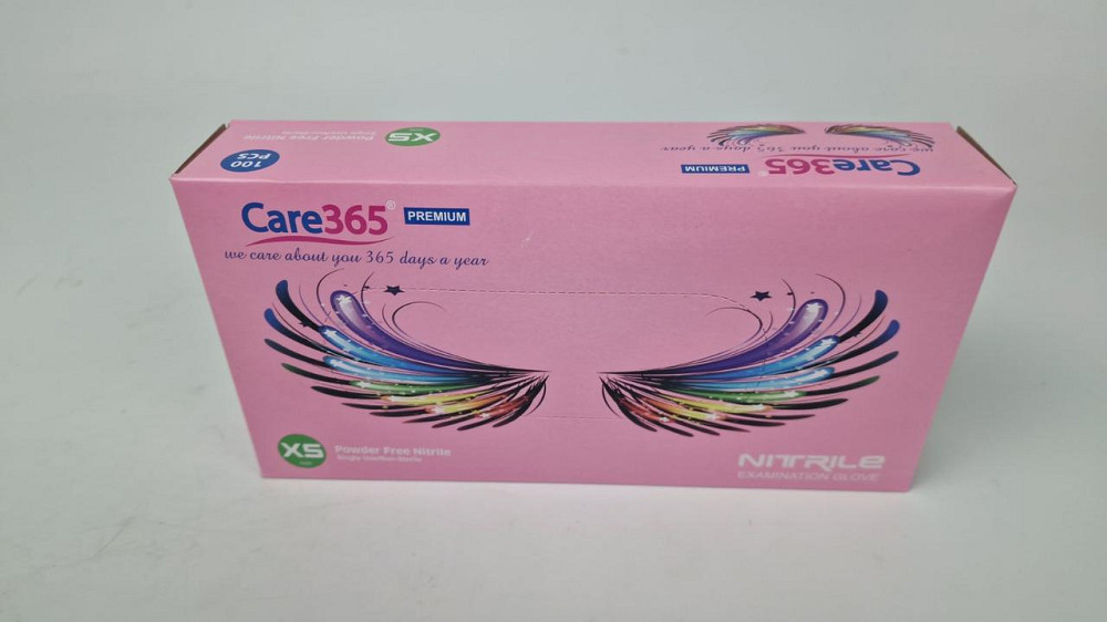 Рукавиці Нітрил Рожевий (100 шт.) розмір XS "CARE 365" (1 пачка) Харків - фото 2