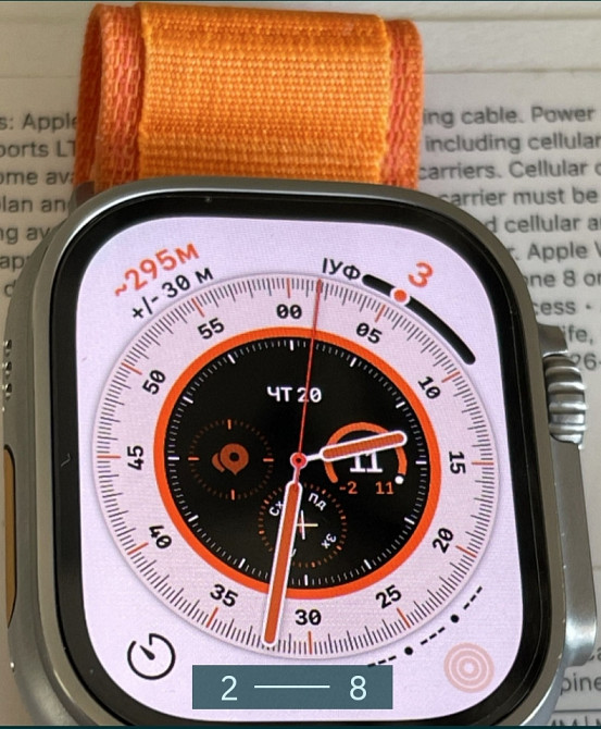 Смарт -Часы Apple Watch Ultra 49mm. Titanium Ceramic. Киев - изображение 7