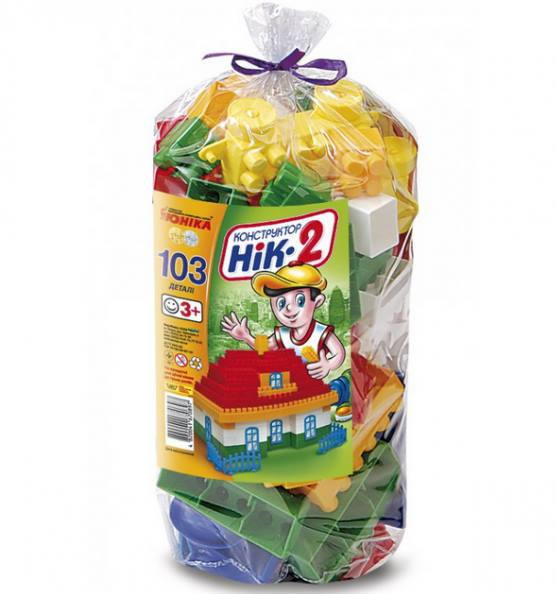 Дитячий конструктор НІК-2 70897, 103 великі деталі Вінниця - фото 1