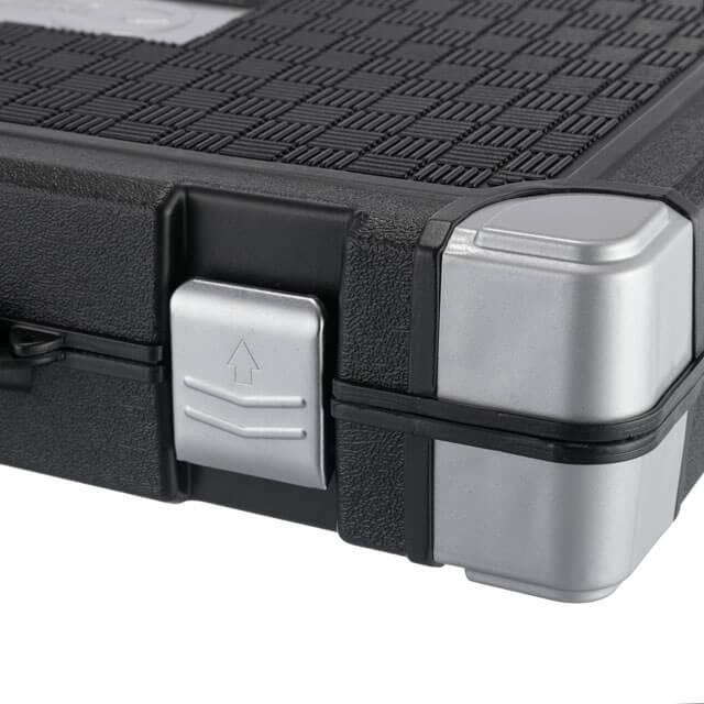 Набір інструментів, проф., 1/2" + 3/8" + 1/4", Cr-V, 176 од., головки: 4-32 мм, E4-E24, біти 57 од., подовж. головки: 4-18 мм, Київ - фото 10