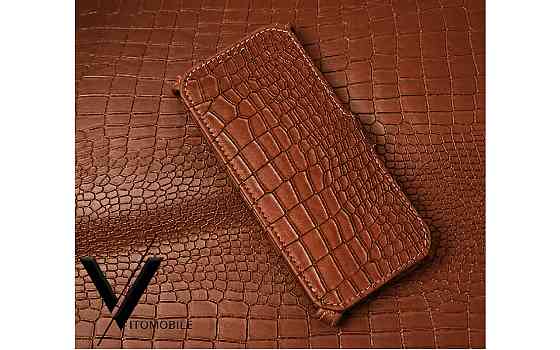 Чехол RoyalCase для смартфона AGM H Max из премиальной кожи, цвет Black Коричневий св Киев