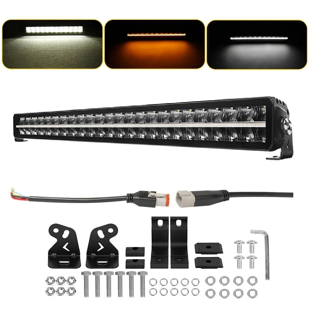 Світлодіодна балка (люстра) StarLight SL-3342 дальнє світло WHITE + DRL 180W 20000Lm 12/24V (107см) Харків - фото 4