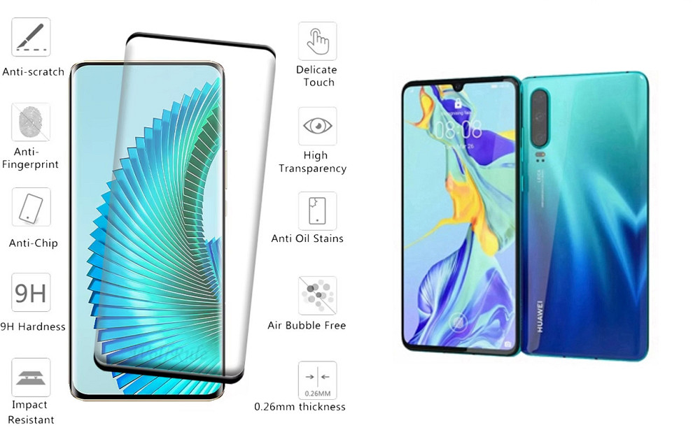 Защитное стекло HyperGlass Pro для Huawei P30 – максимальная чувствительность и защита Киев - изображение 2