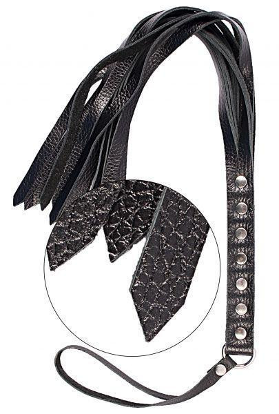 Флогер S&M Fancy Leather Floger Black Sex Aura Київ - фото 1