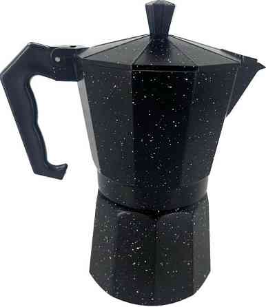 Кавоварка гейзерна Empire Делюкс EM-6604 0.5 л, чорна Винница