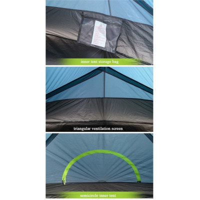 Намет Naturehike двомісний Tagar NH17T180-J блакитний (6927595716182) Вінниця - фото 9