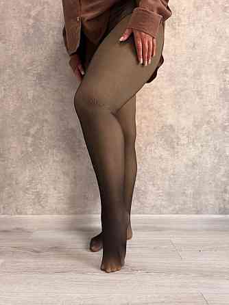 Женские капроновые термо колготки с утяжкой на меху 50/56 Одесса