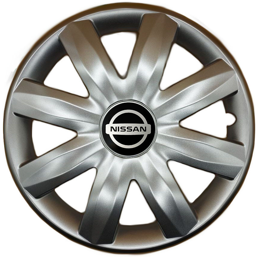 Автомобильные модельные колпаки R14 Nissan 221 4шт, SJS, серебряные Киев - изображение 1